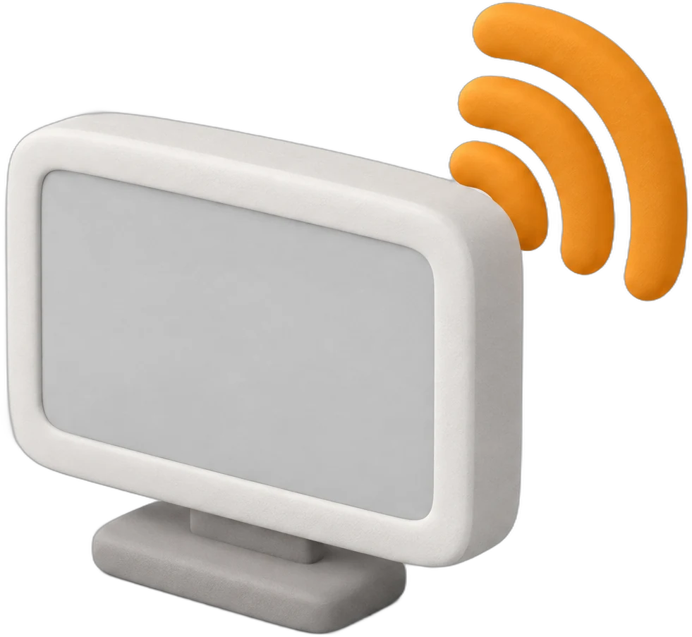 IPTV Çözümleri temsili 3B illüstrasyon